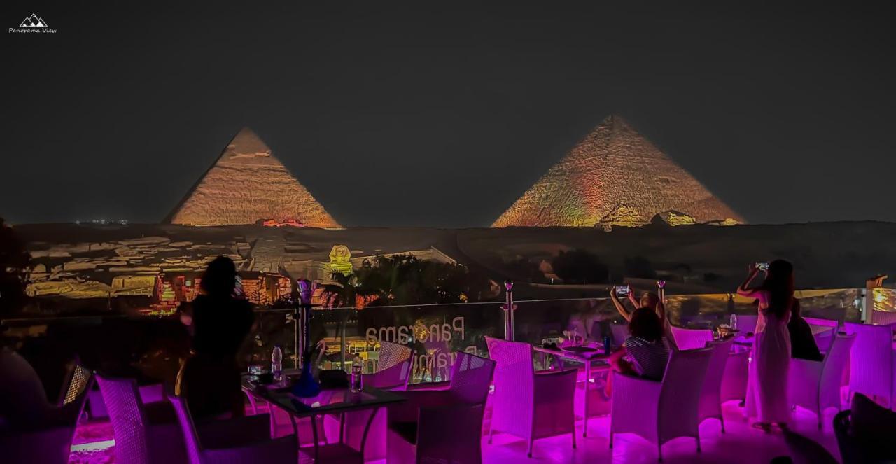 Panorama View Pyramids Otel Kafret el-Gabal Dış mekan fotoğraf
