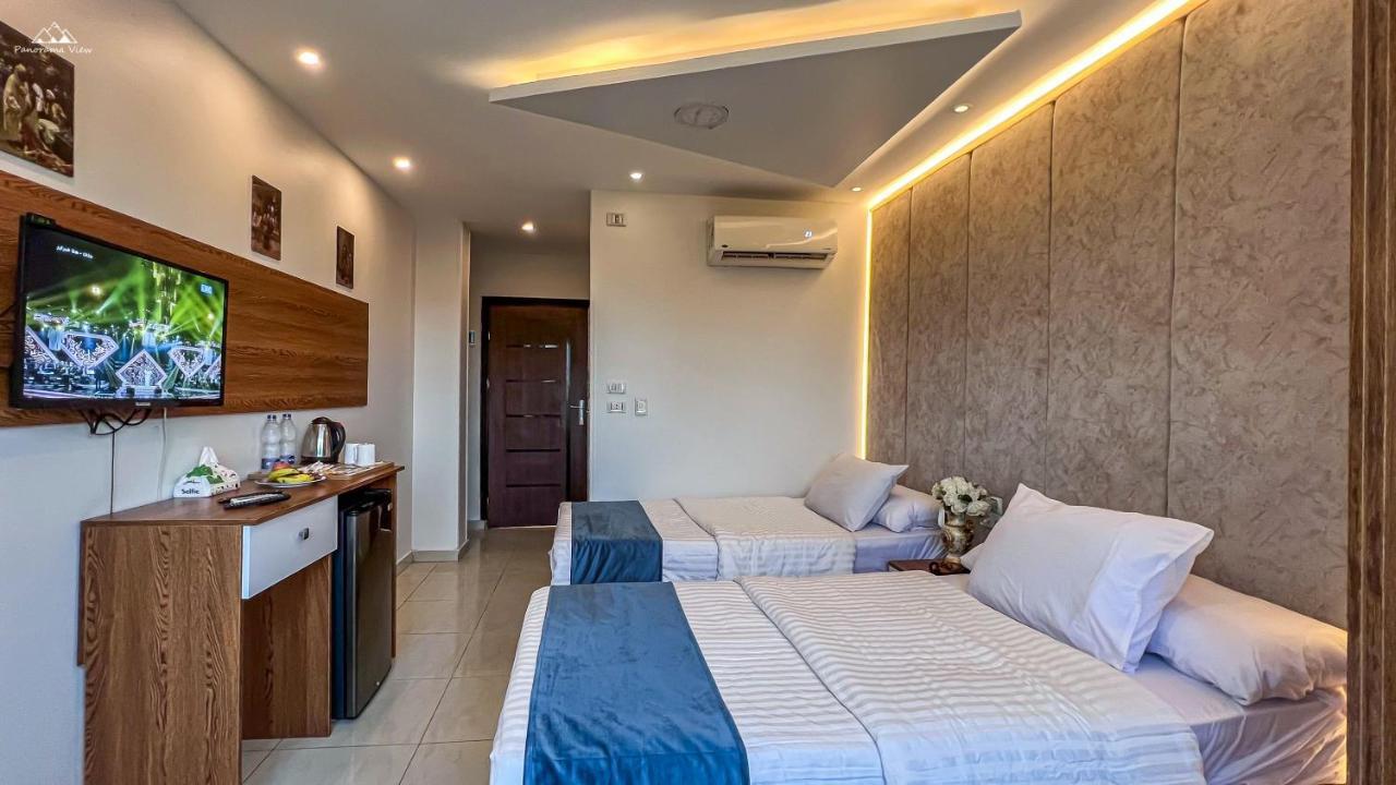 Panorama View Pyramids Otel Kafret el-Gabal Dış mekan fotoğraf
