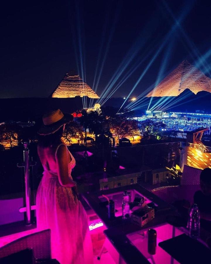 Panorama View Pyramids Otel Kafret el-Gabal Dış mekan fotoğraf