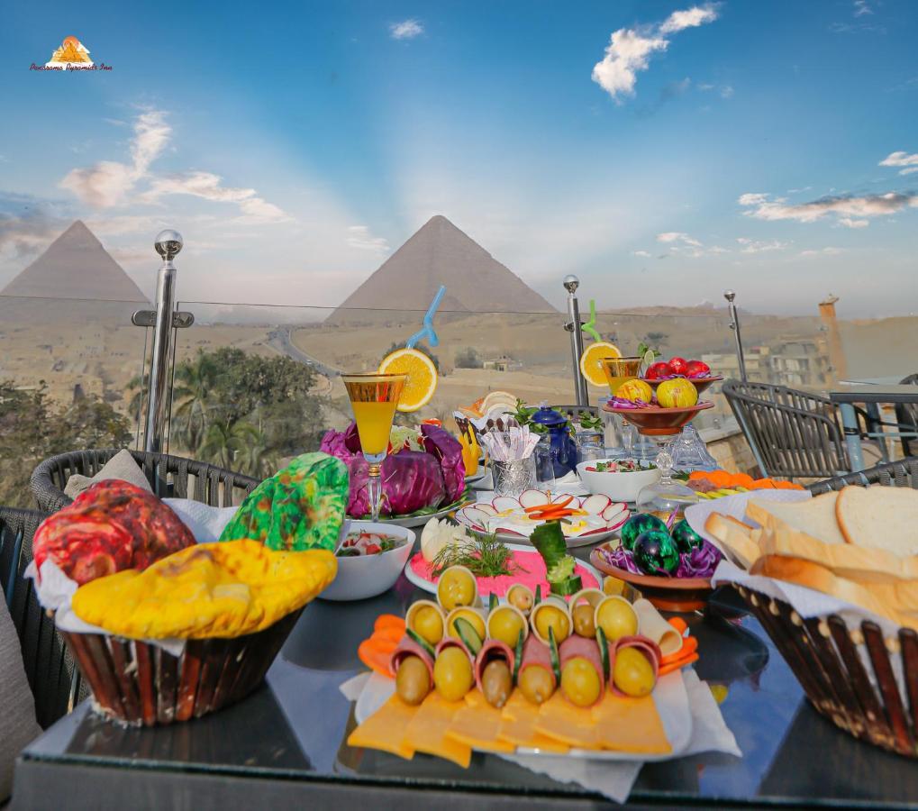 Panorama View Pyramids Otel Kafret el-Gabal Dış mekan fotoğraf