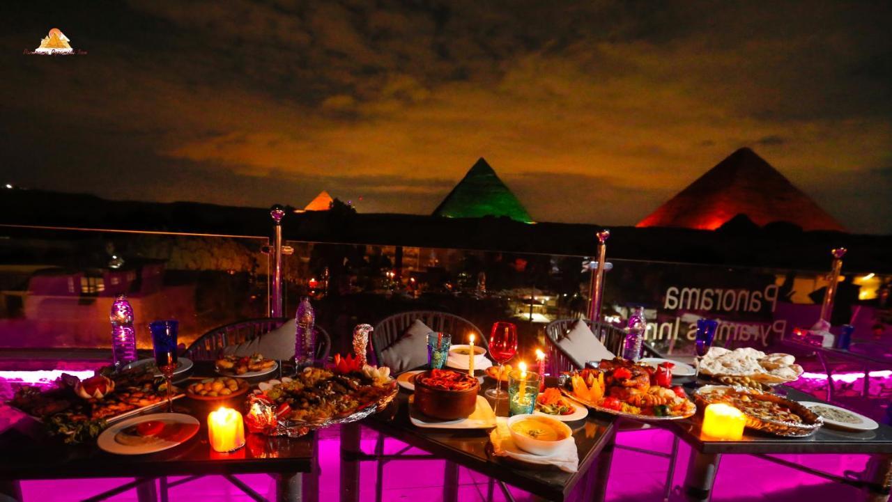 Panorama View Pyramids Otel Kafret el-Gabal Dış mekan fotoğraf