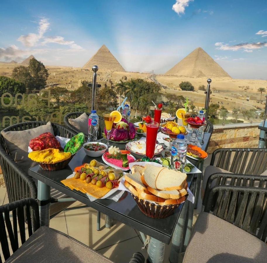 Panorama View Pyramids Otel Kafret el-Gabal Dış mekan fotoğraf
