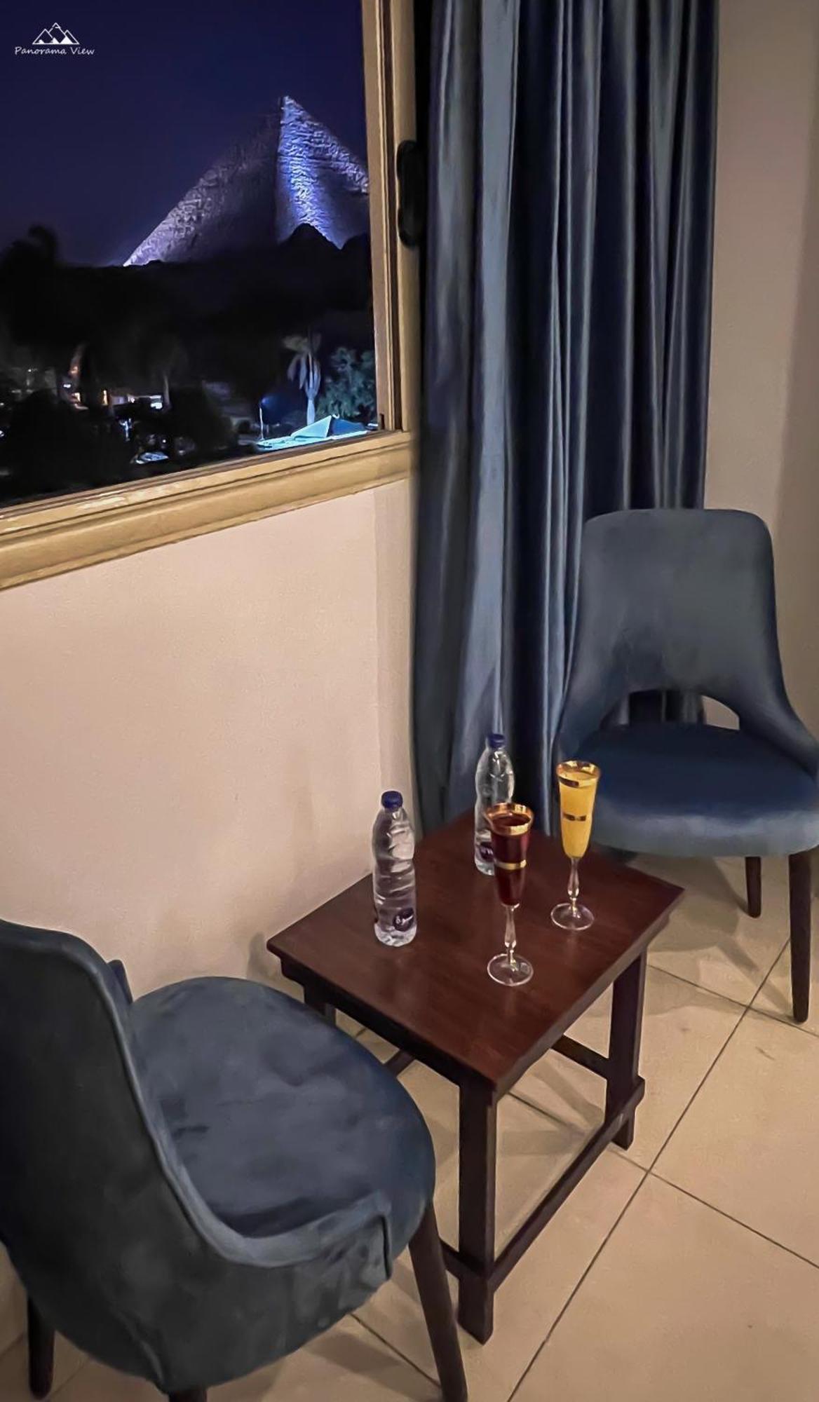 Panorama View Pyramids Otel Kafret el-Gabal Dış mekan fotoğraf