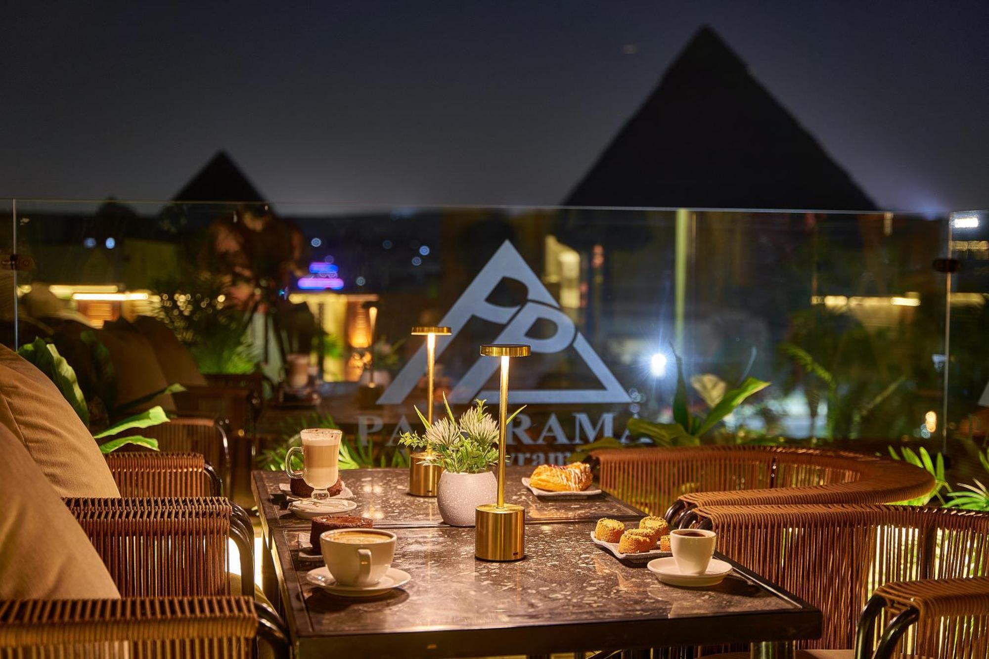 Panorama View Pyramids Otel Kafret el-Gabal Dış mekan fotoğraf