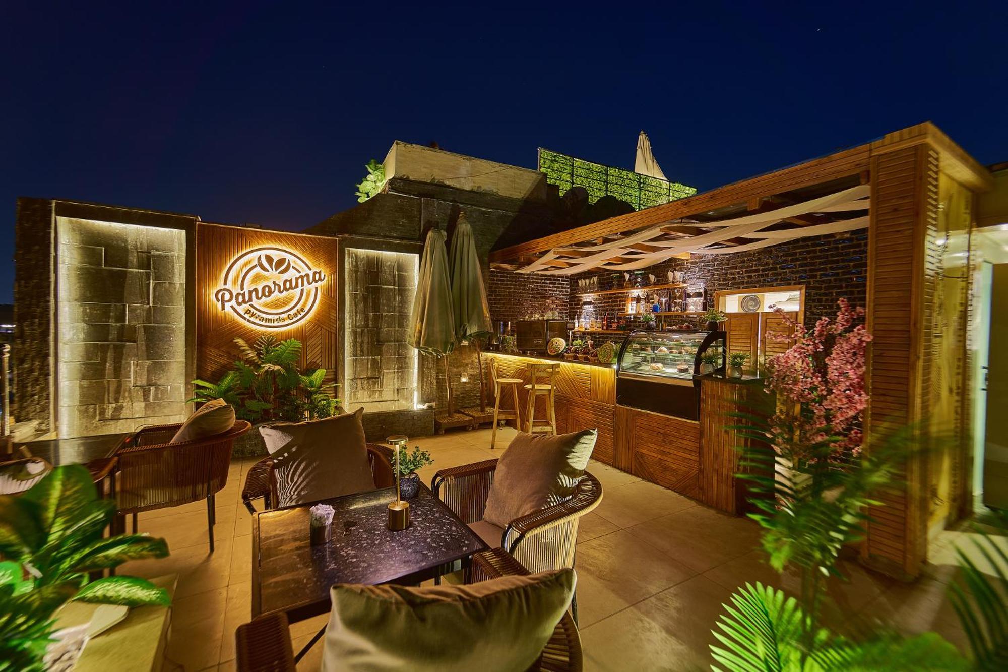 Panorama View Pyramids Otel Kafret el-Gabal Dış mekan fotoğraf