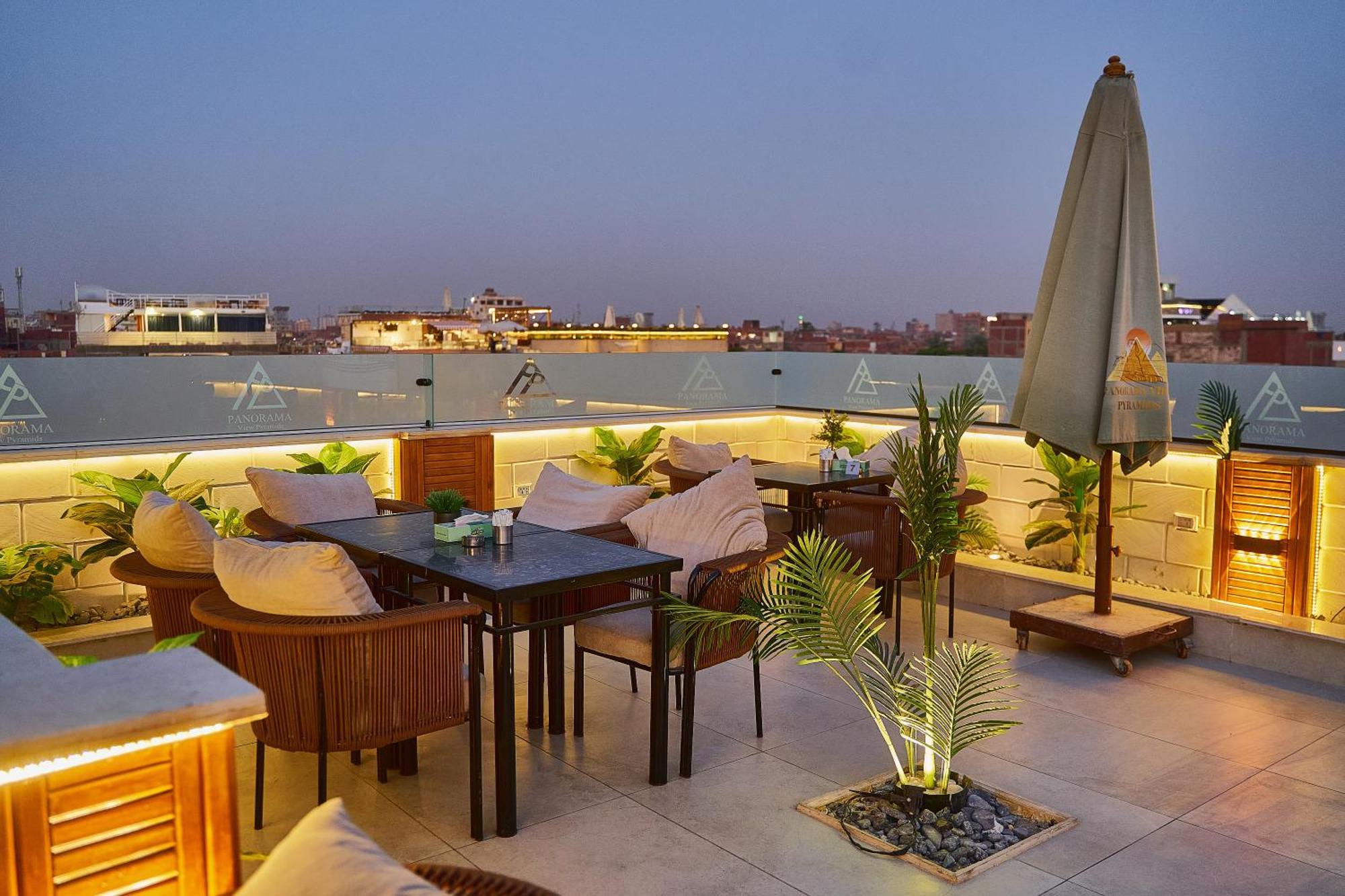 Panorama View Pyramids Otel Kafret el-Gabal Dış mekan fotoğraf